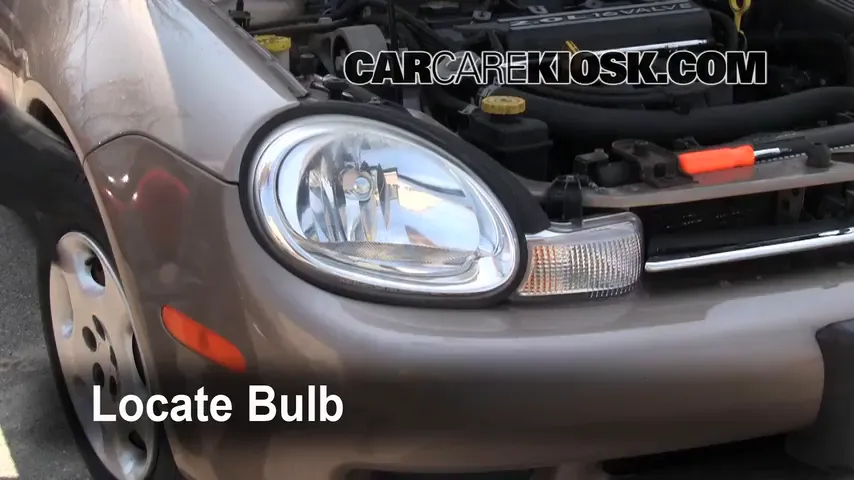 2001 Dodge Neon 2.0L 4 Cyl. Lights Parking Light (replace bulb)